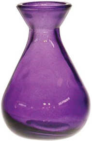 Purple Teardrop Bottle